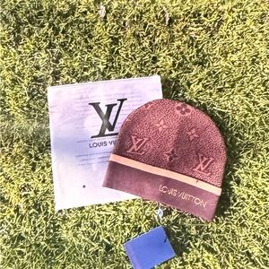 Louis Vuitton Brown Beanie